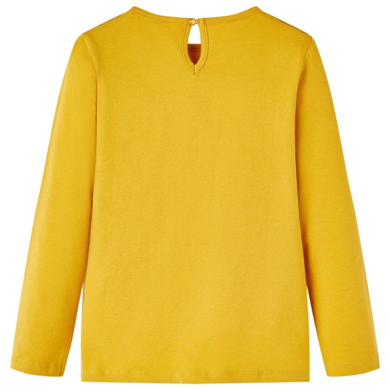 Okker hosszú ujjú gyerekpóló 92