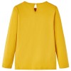 Okker hosszú ujjú gyerekpóló 140