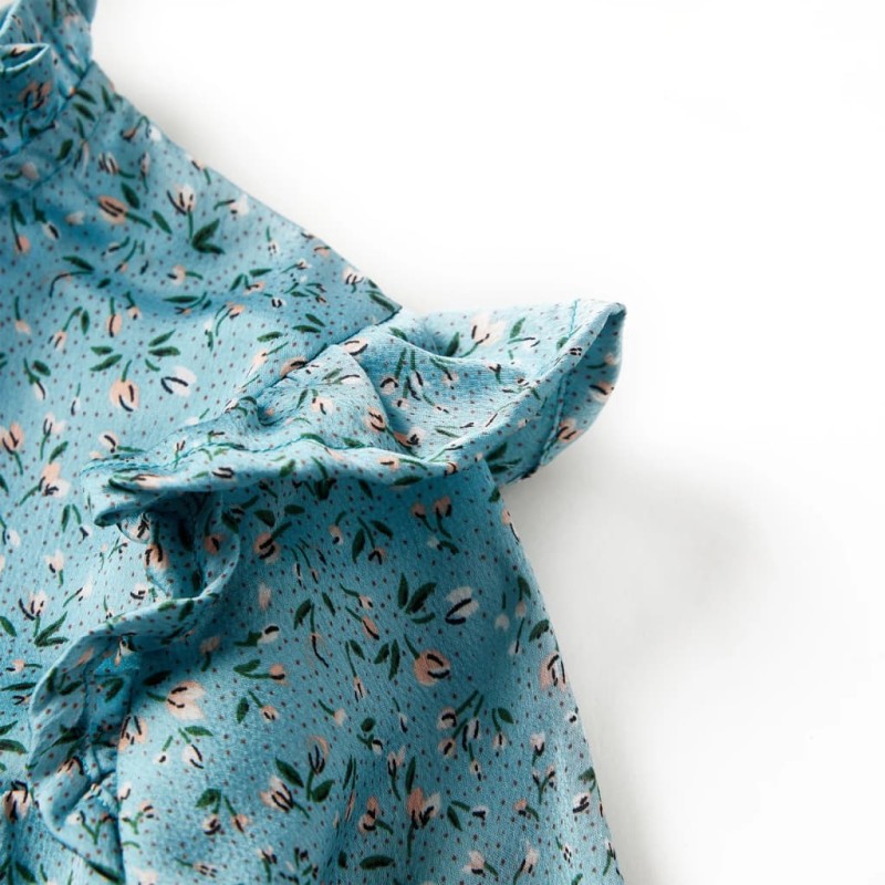 Kék hosszú ujjú gyerekruha 92