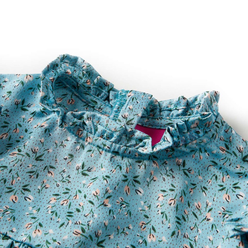 Kék hosszú ujjú gyerekruha 116