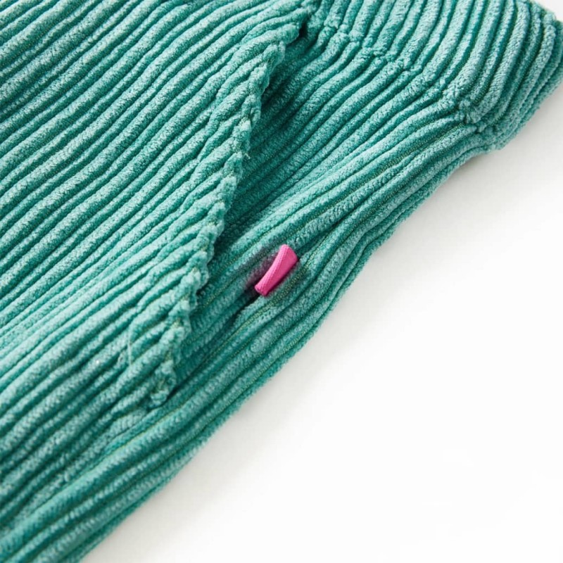 Mentazöld kordbársony gyereknadrág 116