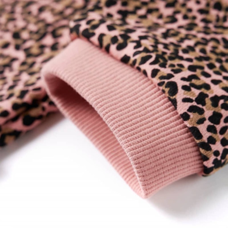 Közepes rózsaszín gyerekpulóver-ruha 92