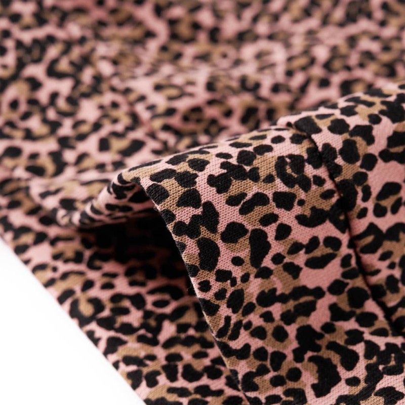 Közepes rózsaszín gyerekpulóver-ruha 128