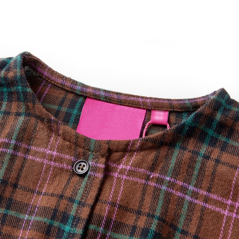 Konyak színű hosszú ujjú gyerekruha 104