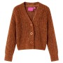 Konyak színű kötött gyerek kardigán 104