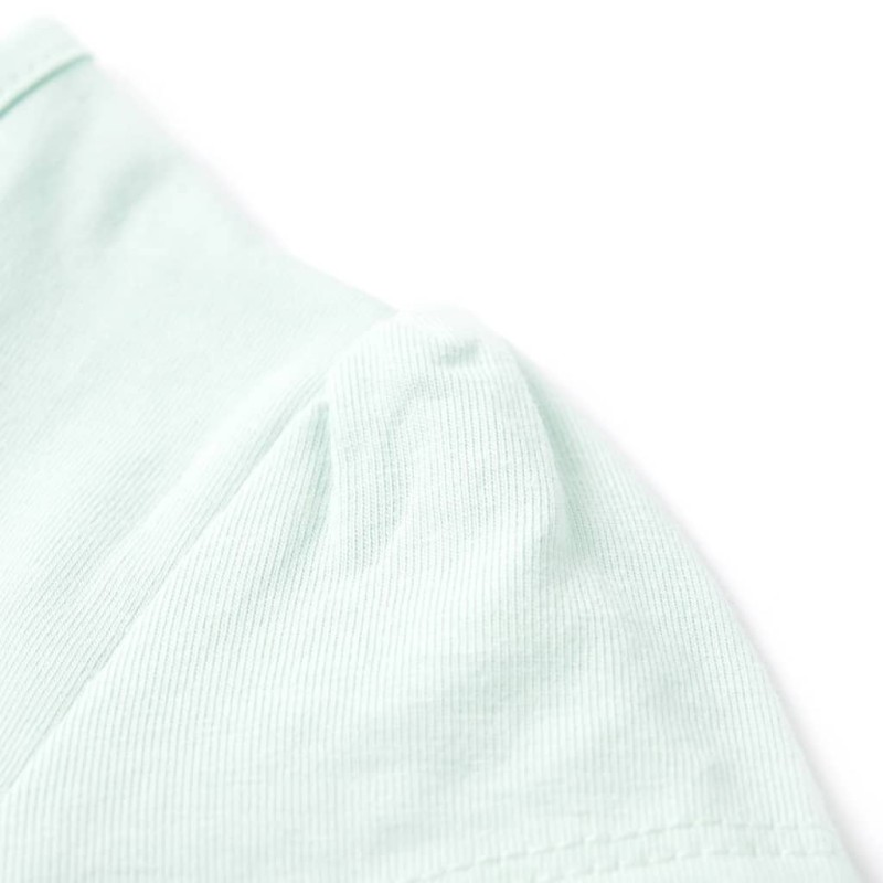 Világosmenta színű gyerekpóló 128