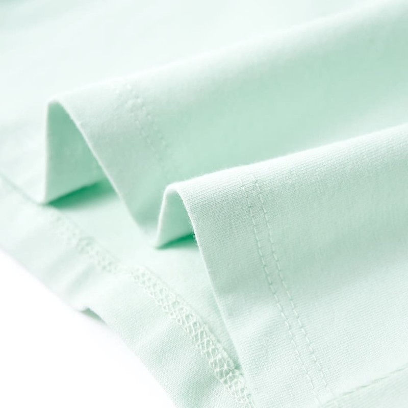 Világosmenta színű gyerekpóló 128