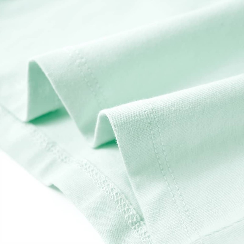 Világosmenta színű gyerekpóló 140